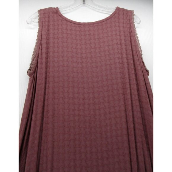 Blue Fish Dress 2 Maxi A-Line Tank Lagenlook Hand Painted Pullover - Picture 7 of 9